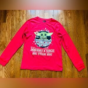 Boys Star Wars Chrismas Long Sleeve Top Size XL